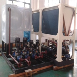 Air cooled hydraulic module chiller