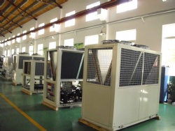 Air cooled modular heat pump