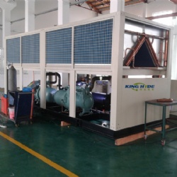 Air cooled heat pump