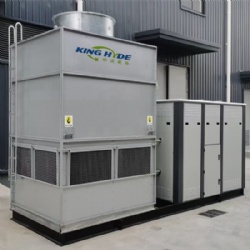 Evaporative water chiller